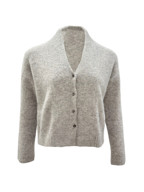 TRANSIT 短毛海外套(米灰)