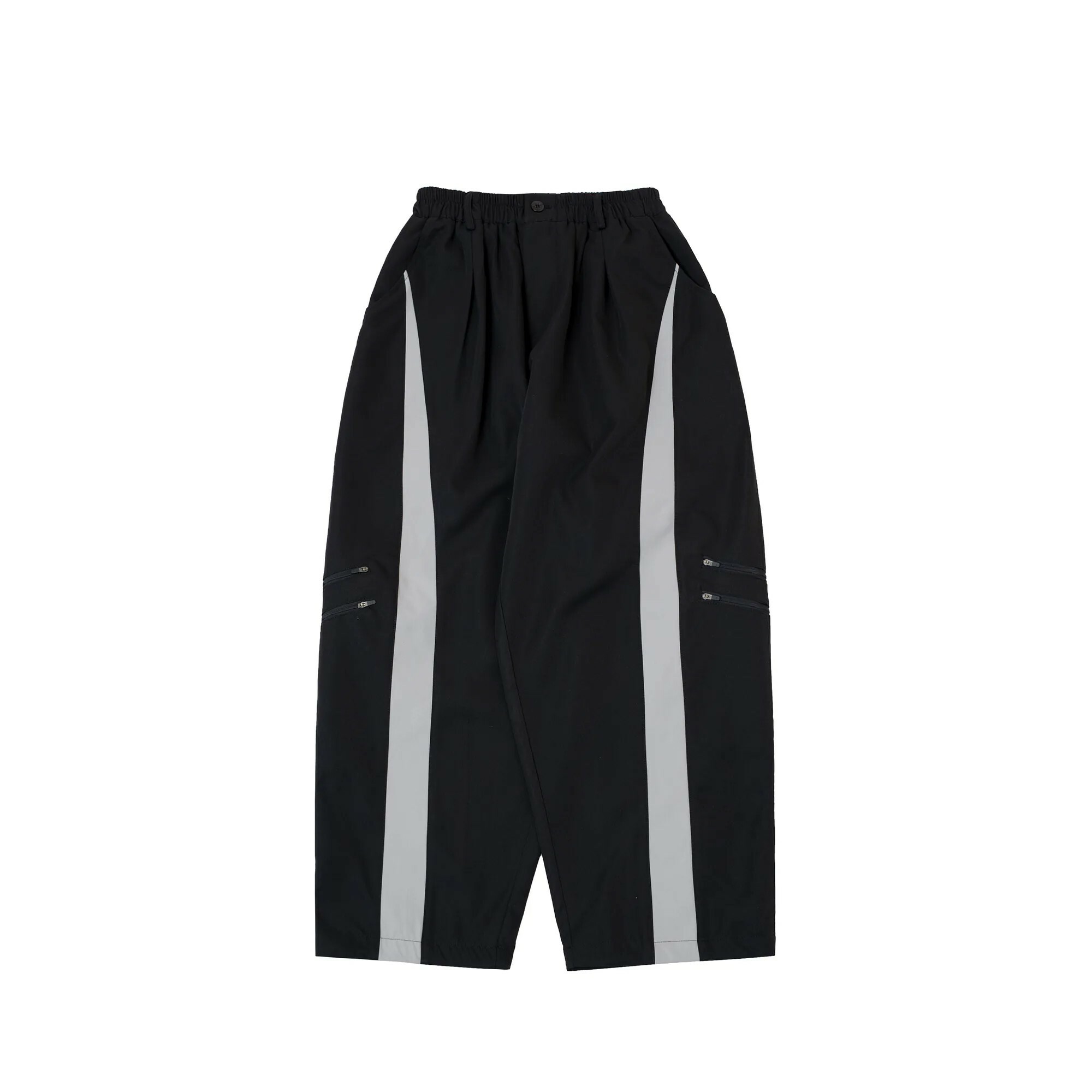 "現貨"ANST 十袋 拉鍊撞色寬褲/兩色 ST.50