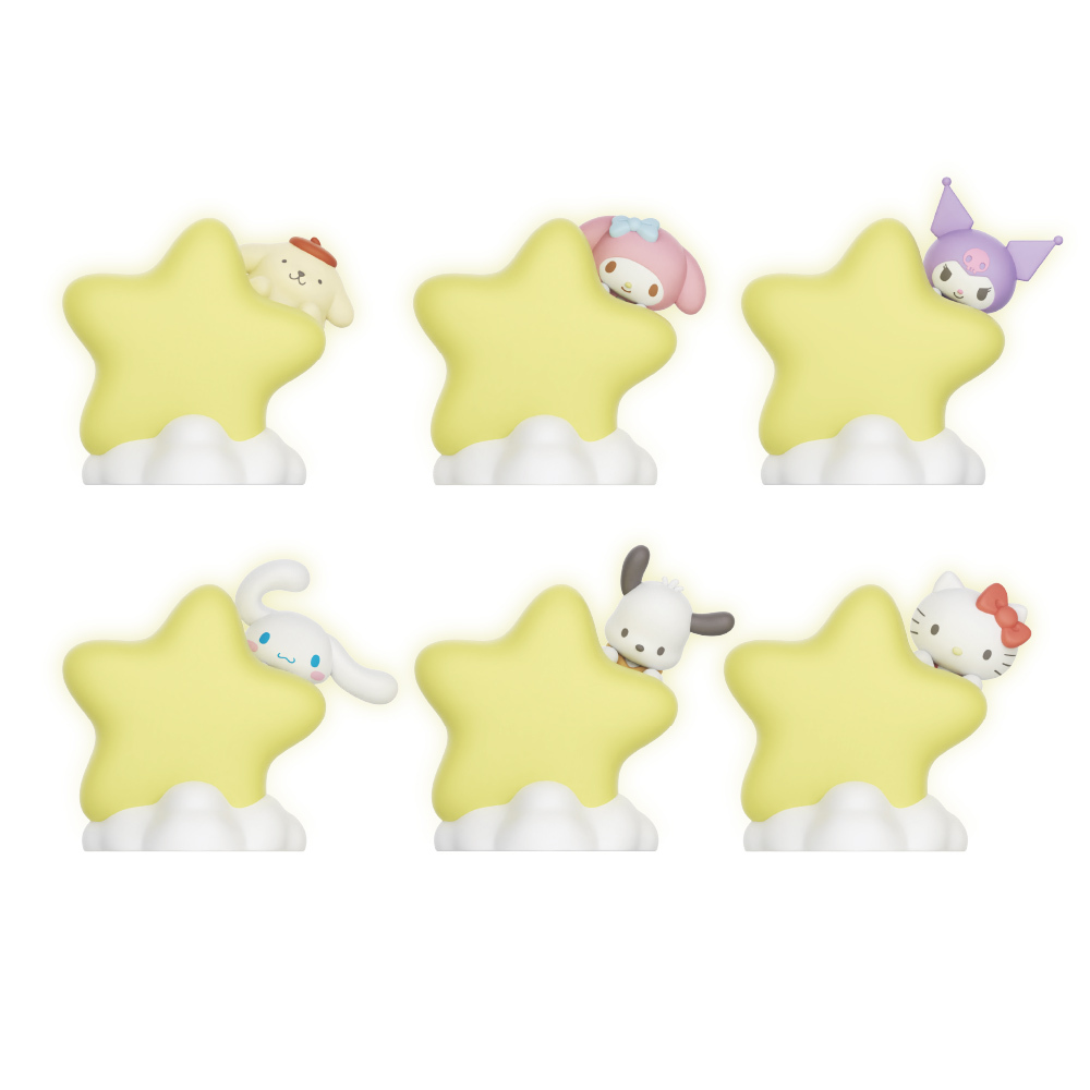 Sanrio-星星小夜燈(盲盒) 隨機出貨一款