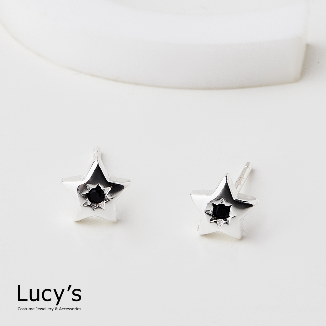 925純銀 眼底星空 耳環 (二色) (120629/120630)