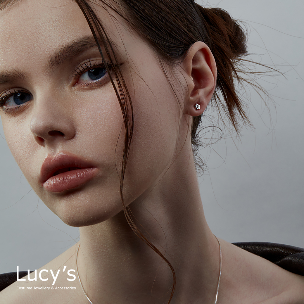 925純銀 眼底星空 耳環 (二色) (120629/120630)