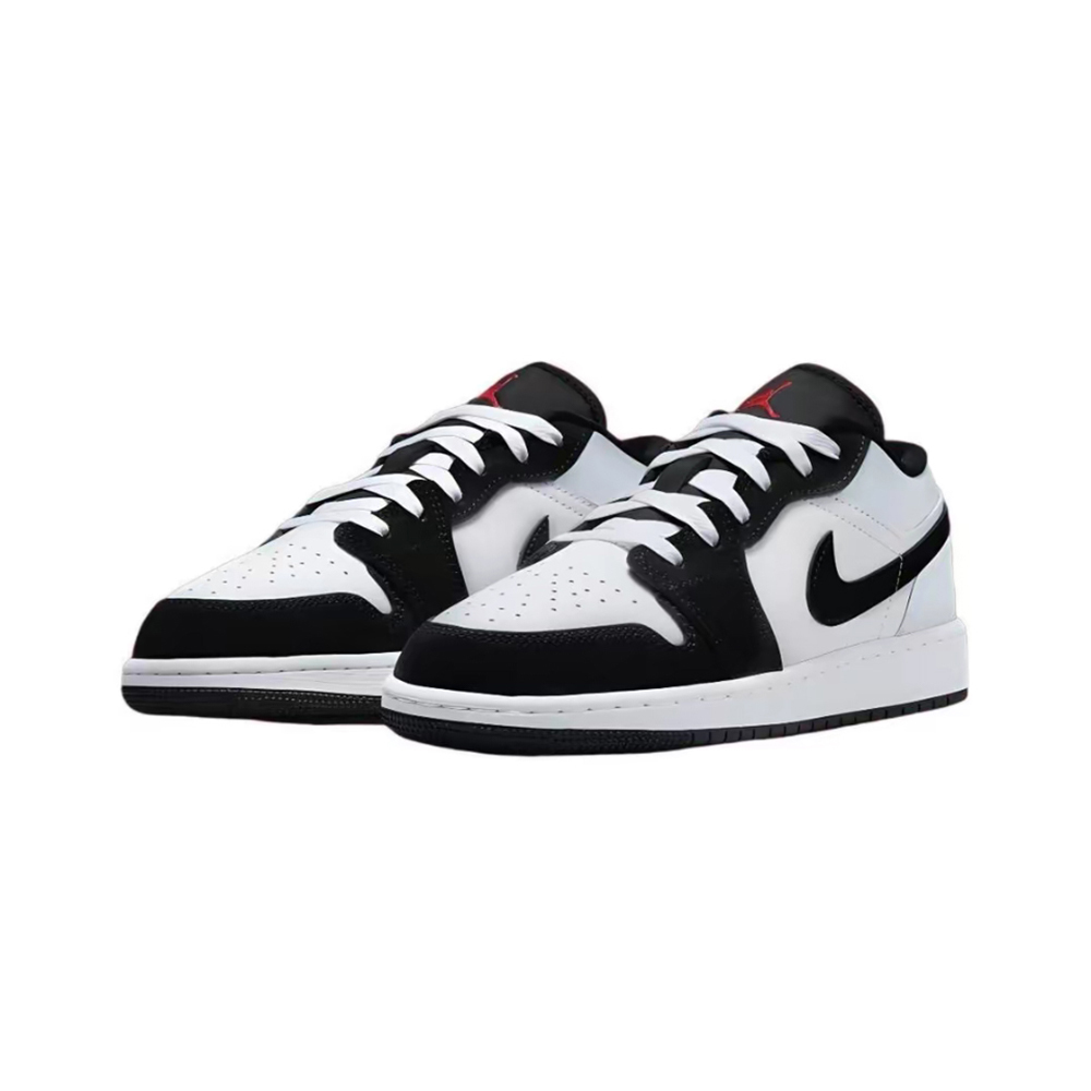 Air Jordan 1 Low Panda Toe 白銀黑 AJ1 反光 熊貓 GS 大童鞋 休閒鞋 HF3188-106