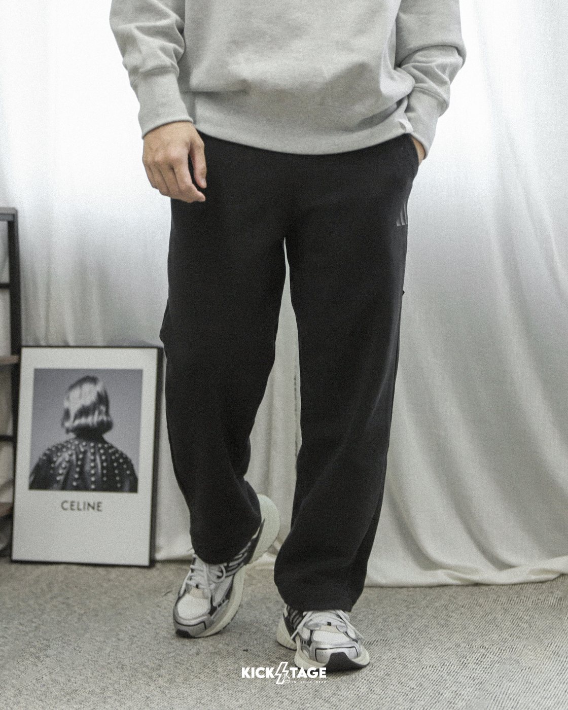 男款 ADIDAS CM FT KN PNT 黑色 米色 新春 毛圈布 CNY運動長褲【JM1010/JM1011】CNYSNAKE