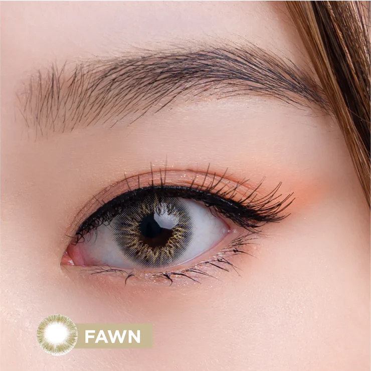 BlinCon Vivi 1 Month Color Contact Lens 2pcs/Box 0.00 to -8.00DS ( fawn/Erinite/moonlight)
