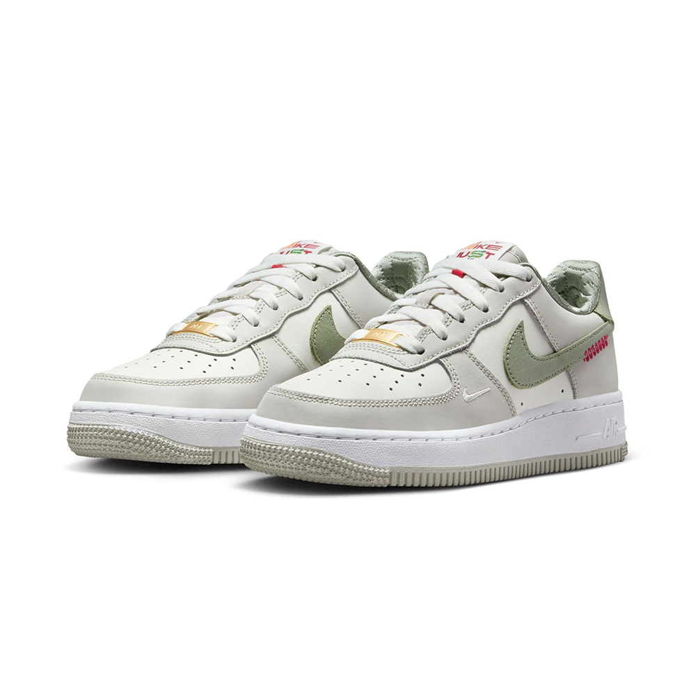 Nike Air Force 1 Low Year of the Snake 蛇年白綠 GS 大童 休閒鞋 HV6000-131