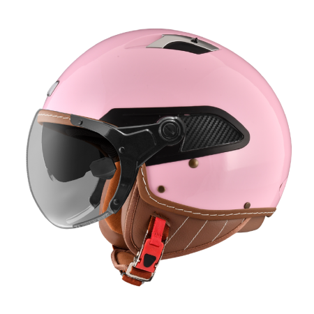 ASTONE CJ300 草莓牛奶 素色 內墨片 3/4罩式帽款