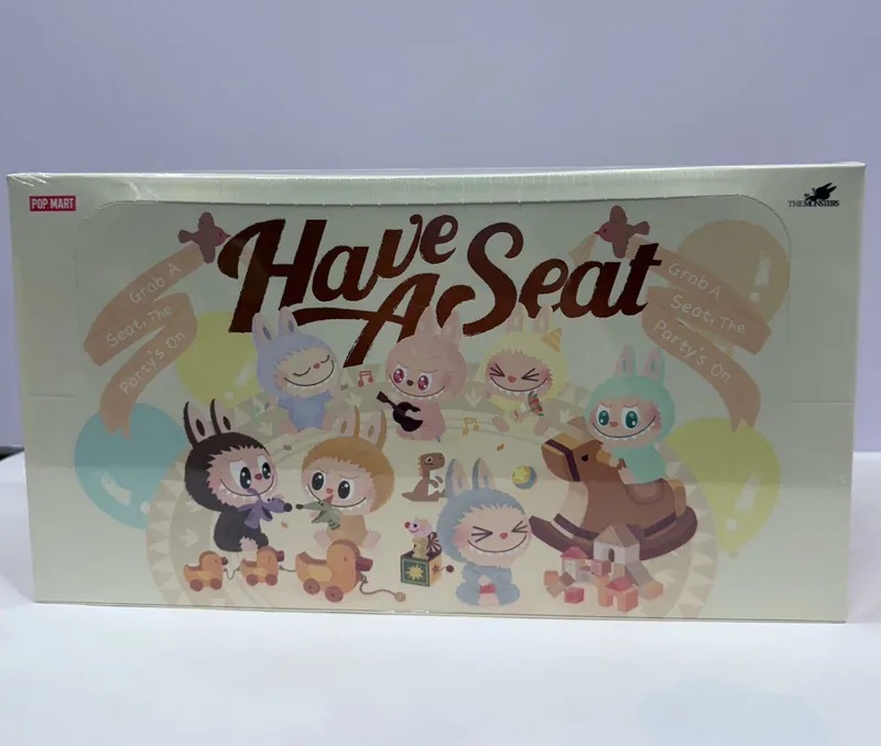 THE MONSTERS - 坐坐派對搪膠毛絨盲盒- [ 原盒6個 (真貨) ] Labubu Seat