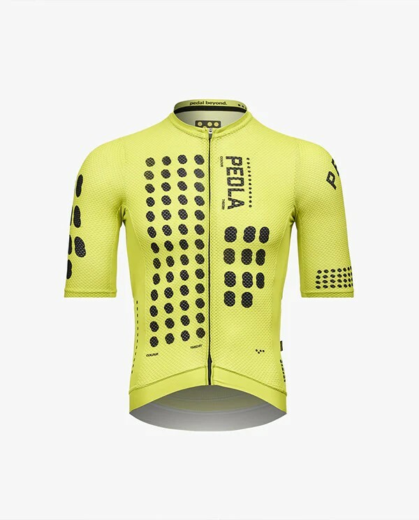 Pedla 男款車衣 Colour Theory LunaAIR Jersey White /黃