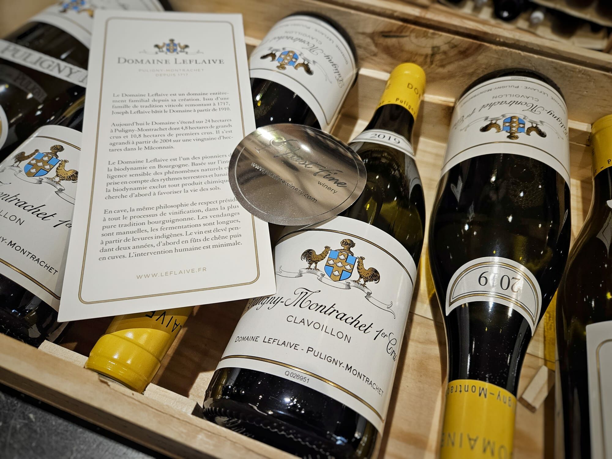 2019 Domaine Leflaive Puligny-Montrachet 1er Cru Clavoillon