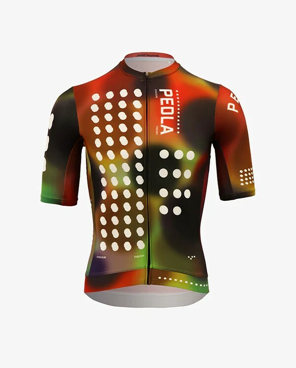 Pedla 男款車衣 Colour Theory Classic Jersey Spectrum Dark /光譜黑