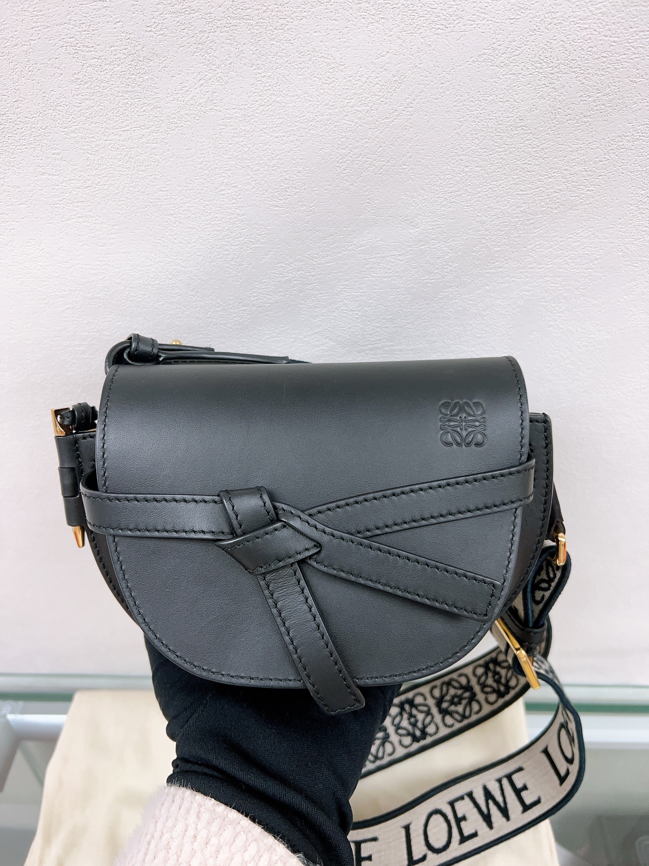 Loewe mini gate dual black