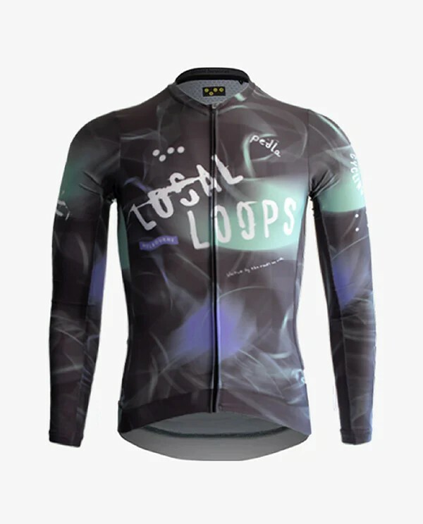 Pedla 男款薄長袖車衣Pedla Local Loops Classic Jersey Club Grey /深灰