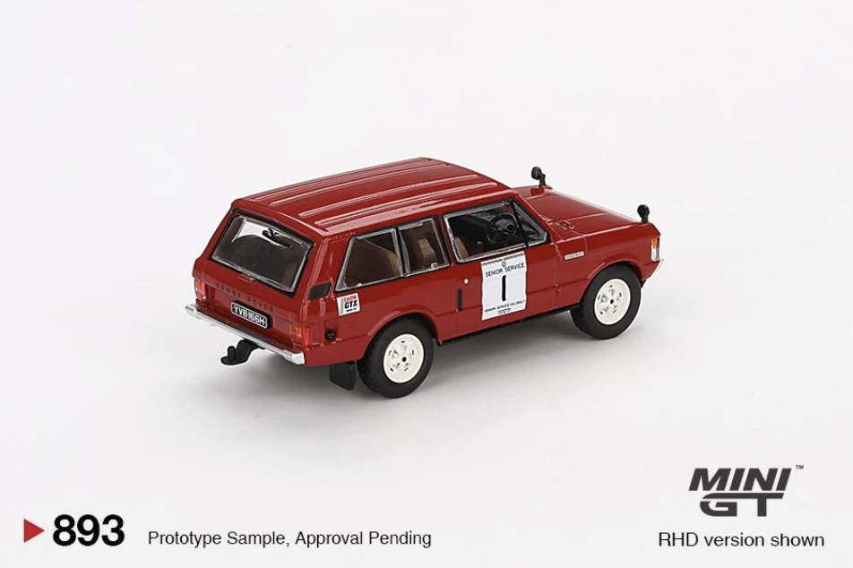 【預訂】Mini GT #893 Range Rover 1971 International Hillrally Winner