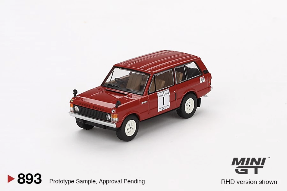 【預訂】Mini GT #893 Range Rover 1971 International Hillrally Winner