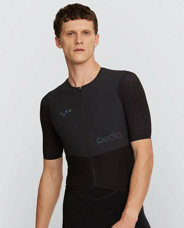 Pedla 男款車衣Pro Velocity Jersey Black /黑