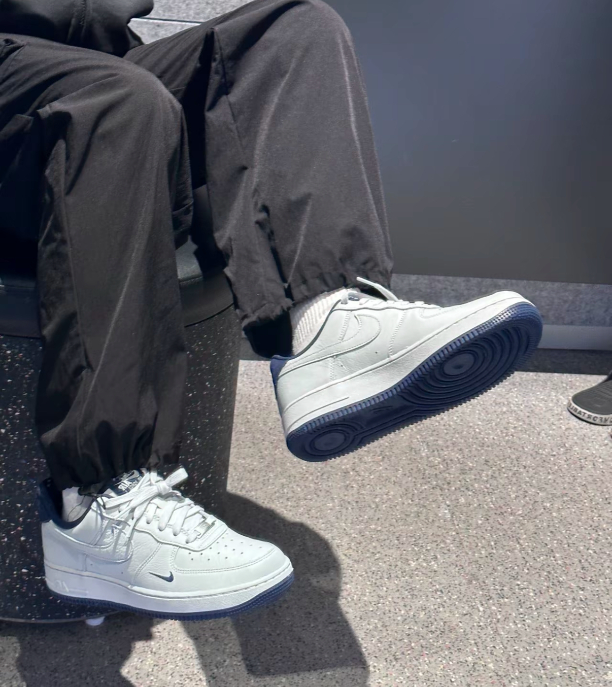 NIKE AIR FORCE 07 LV8 午夜藍 小勾 成人款 大童款 HM9483-001 HF0952-001