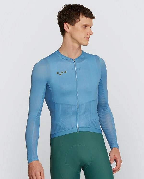 Pedla 男款薄長袖車衣 BOLD Essential Air LS Jersey Slate /藍灰