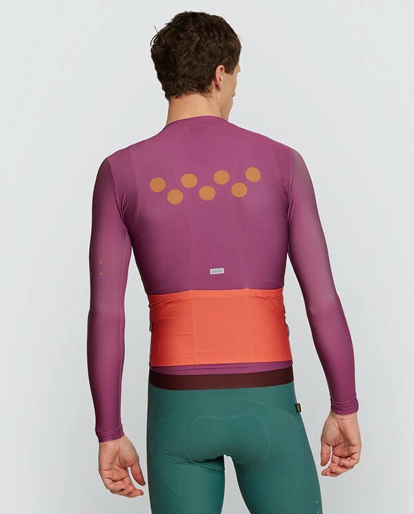 Pedla 男款薄長袖車衣 BOLD Essential Air LS Jersey Mulberry /桑葚紫