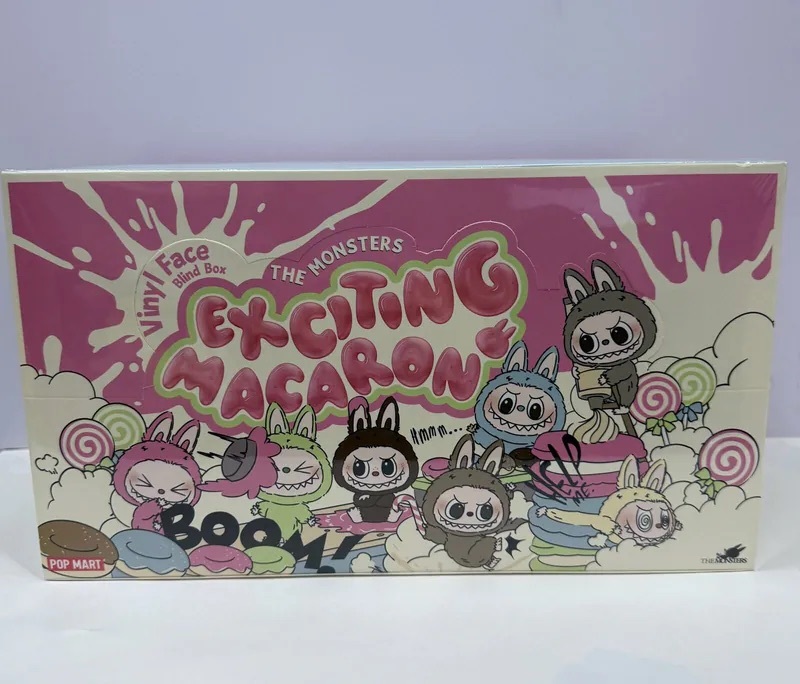 THE MONSTERS-心動馬卡龍塘膠臉盲盒 [ 原盒6個 (真貨) ] Labubu [Macaron]