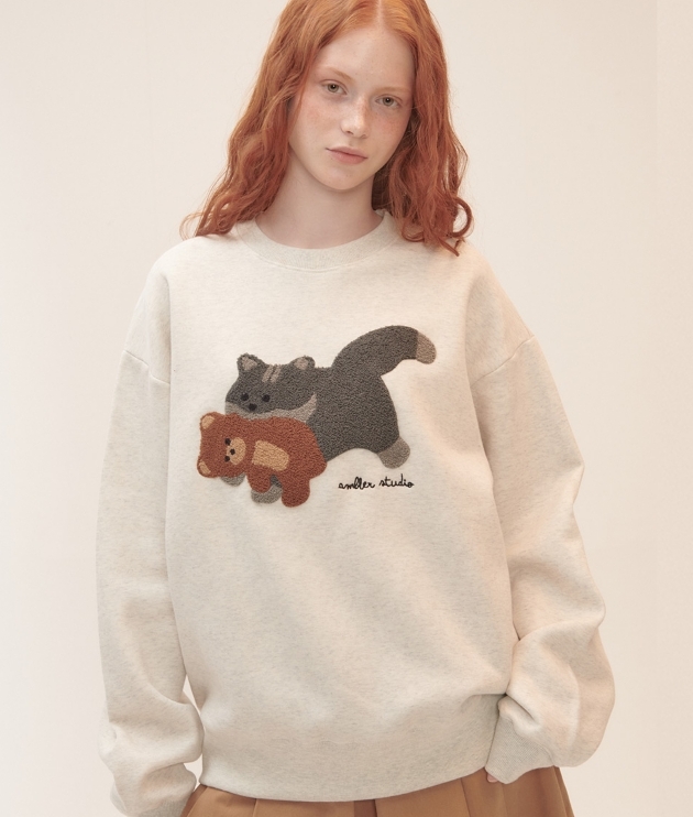 韓國代購 AMBLER 24年新款加絨衛衣AMM1208