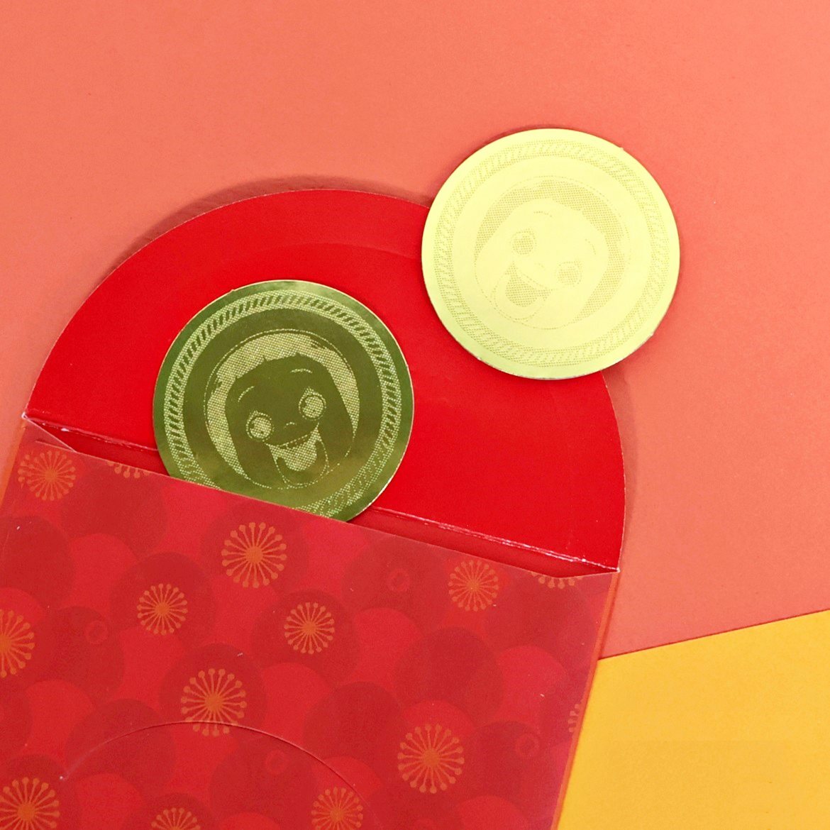 小燦 |燦子 | 燙金利是封套裝 | 6P(長方版)