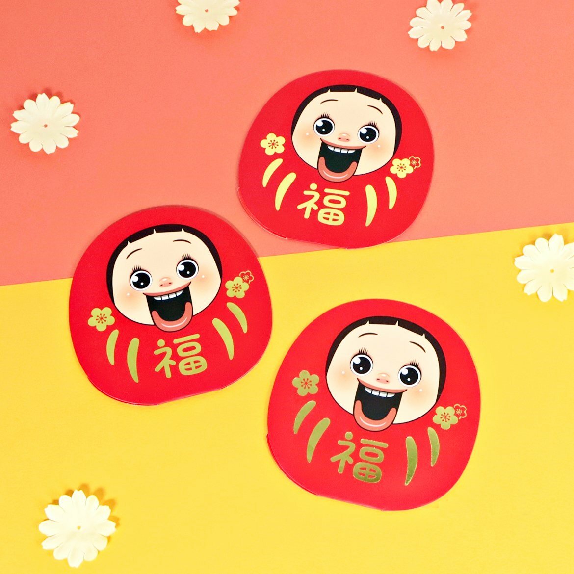 小燦 |燦子| 造形燙金利是封套裝 6P