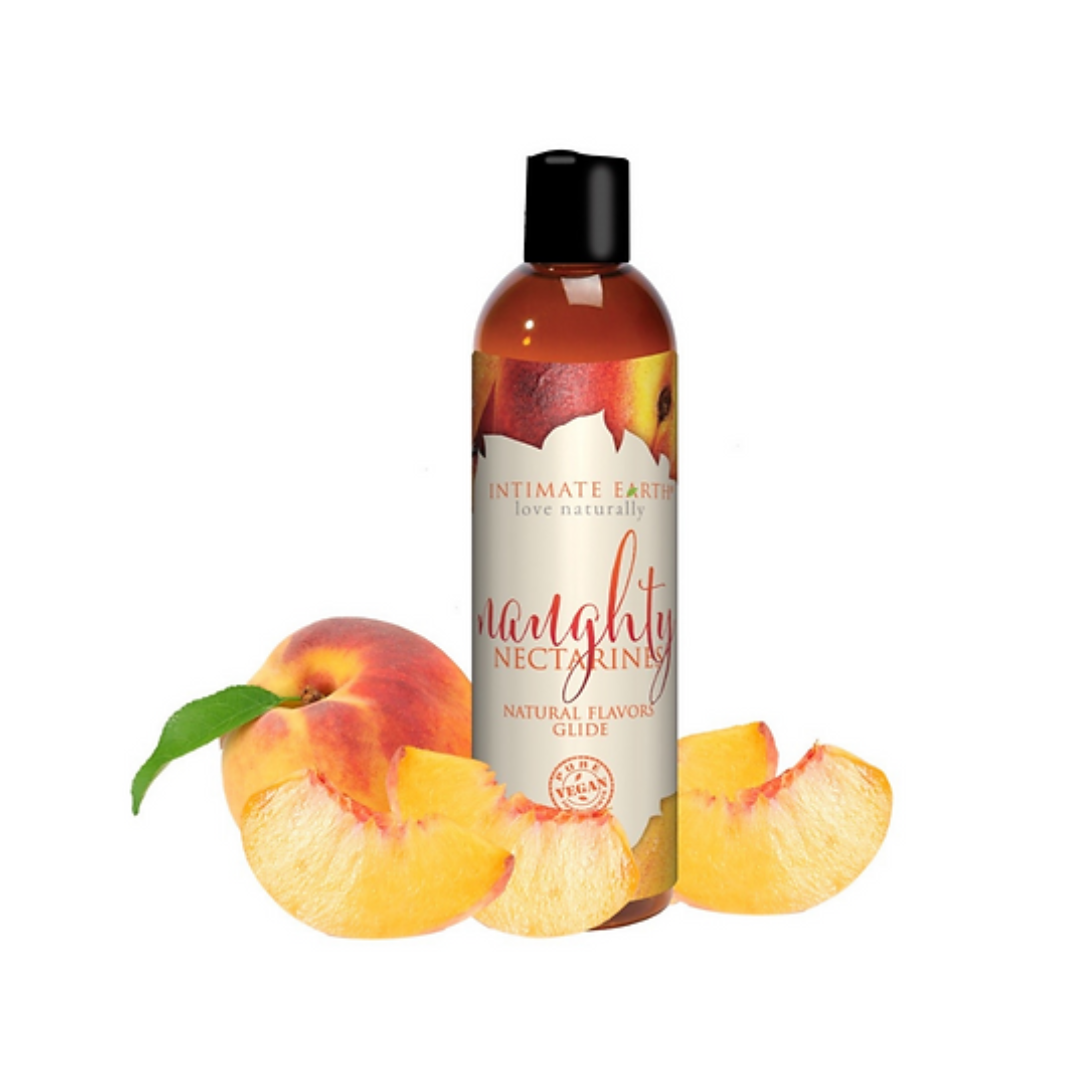 Intimate Earth - Naughty Peaches Natural Flavors Glide - 120ml