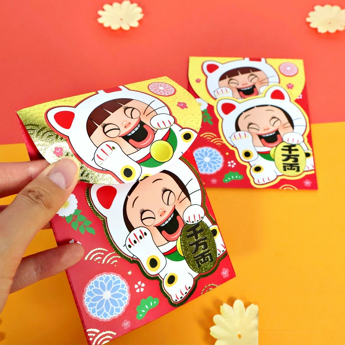 小燦 |燦子 |燙金壓紋利是封套裝 | 6P