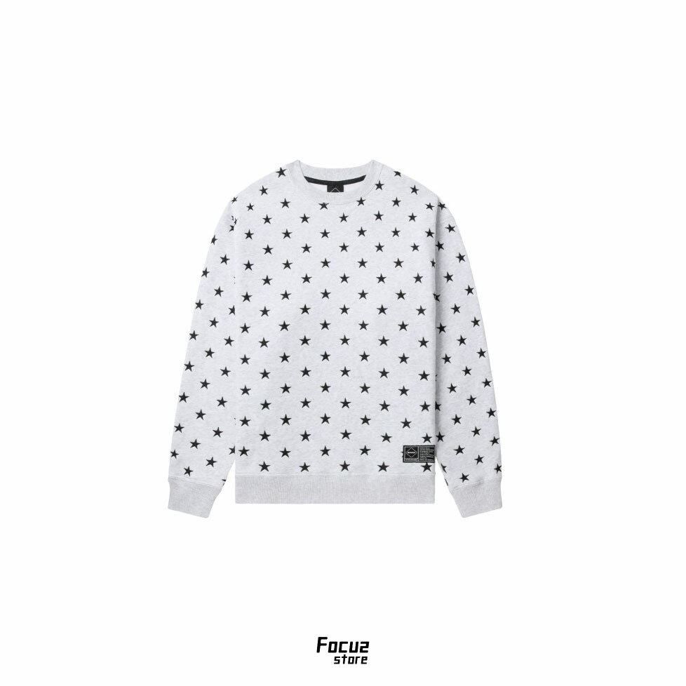 【Focus Store】預購 F.C.REAL BRISTOL All over star crew neck sweatshirt "White" 白色 衛衣