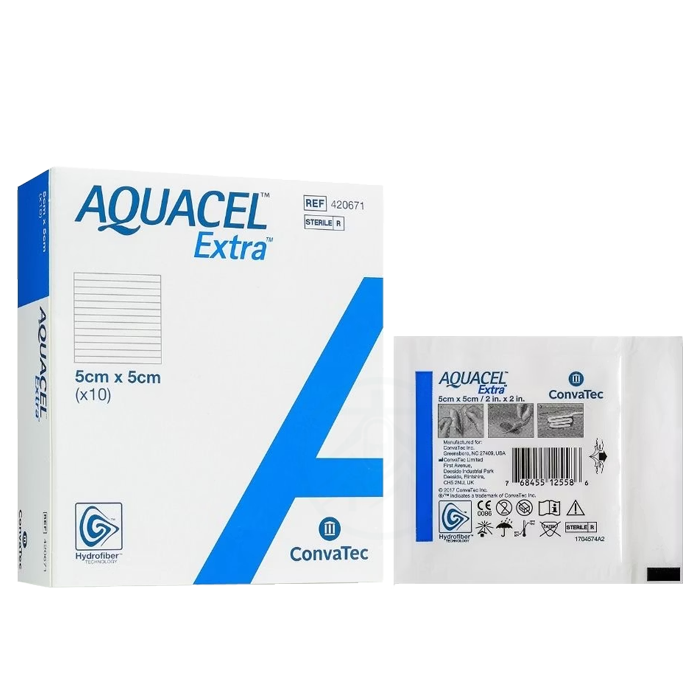 康威 愛康膚 強化吸收親水性敷料 5x5cm 盒裝10入