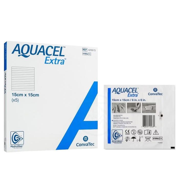 康威 愛康膚 強化吸收親水性敷料 15x15cm 盒裝5入