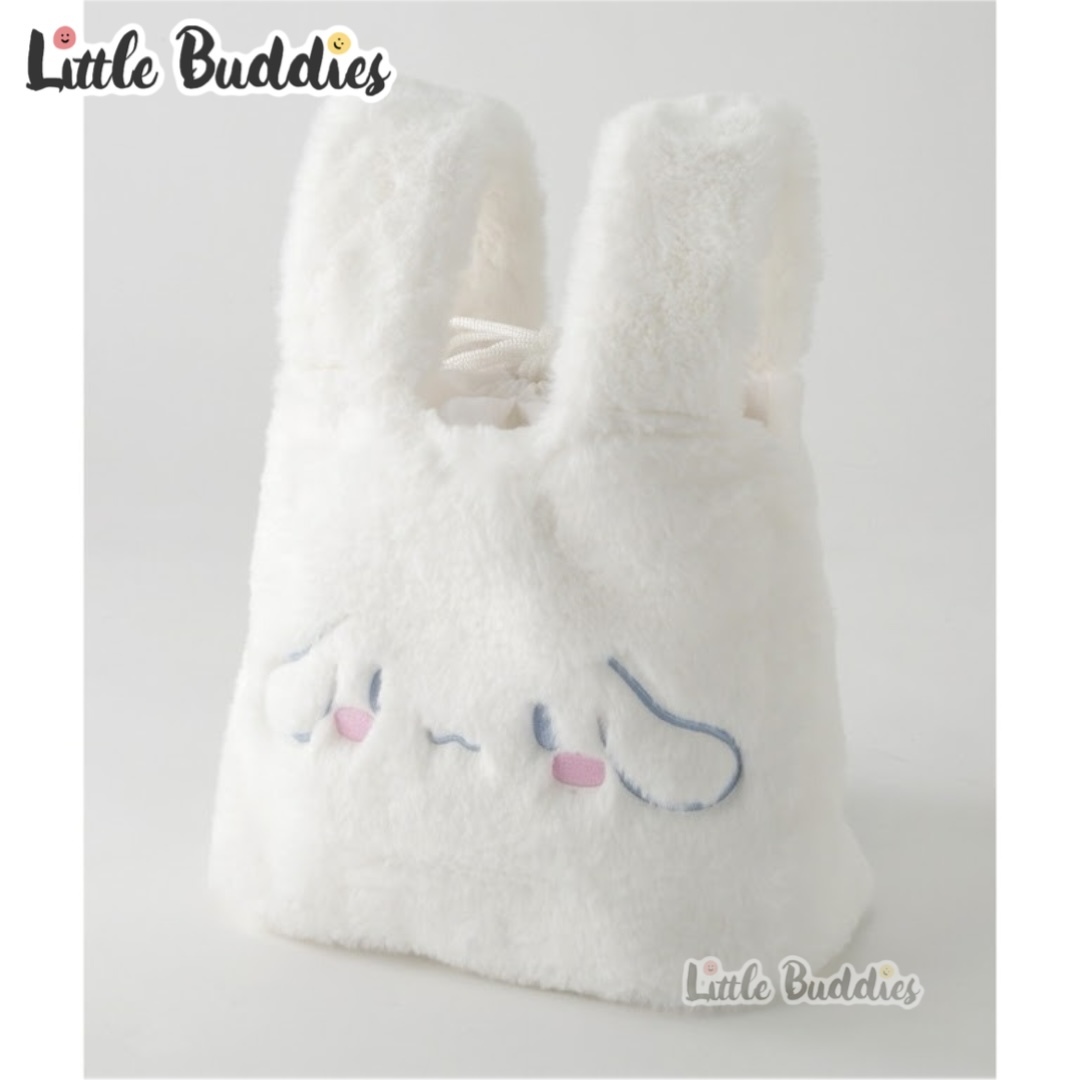 日本 Sanrio 毛毛大頭手提袋