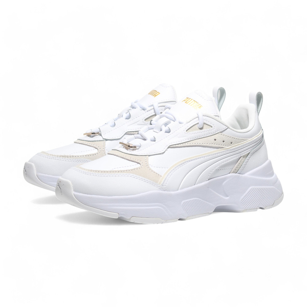 PUMA 休閒鞋 CASSIA LUX 白 皮革 復古 老爹鞋 女 39783701