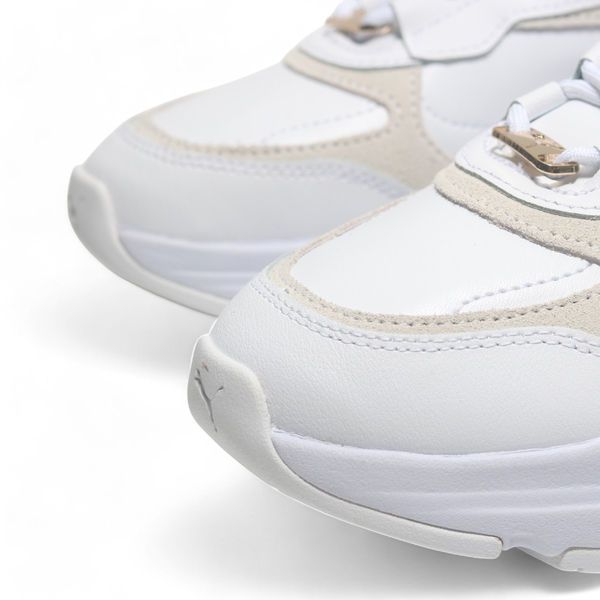 PUMA 休閒鞋 CASSIA LUX 白 皮革 復古 老爹鞋 女 39783701