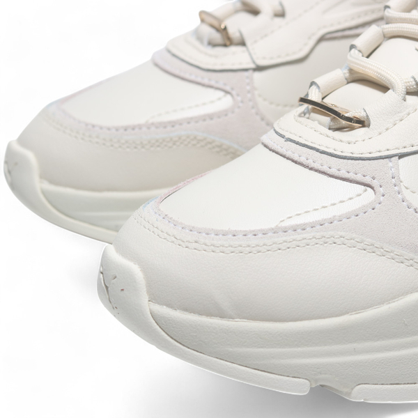 PUMA 休閒鞋 CASSIA LUX 米白 皮革 復古 老爹鞋 女 39783704