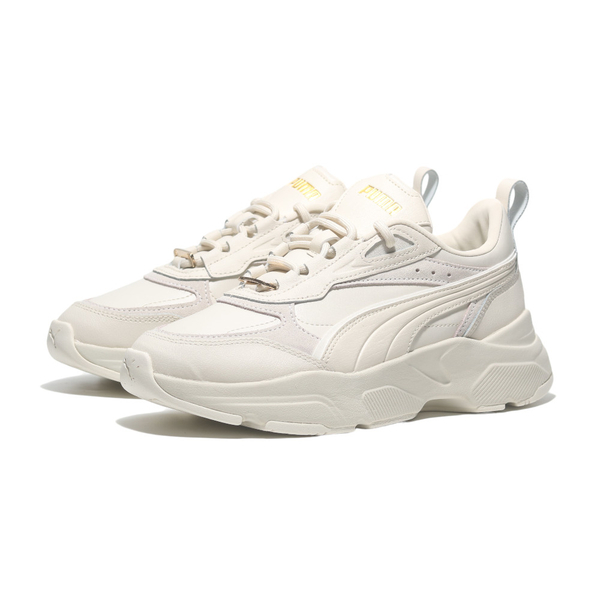 PUMA 休閒鞋 CASSIA LUX 米白 皮革 復古 老爹鞋 女 39783704