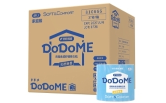 ca17032  "DoDoME 四層柔感舒適衛生紙 ** 單卷裝 ** （27卷/箱）"