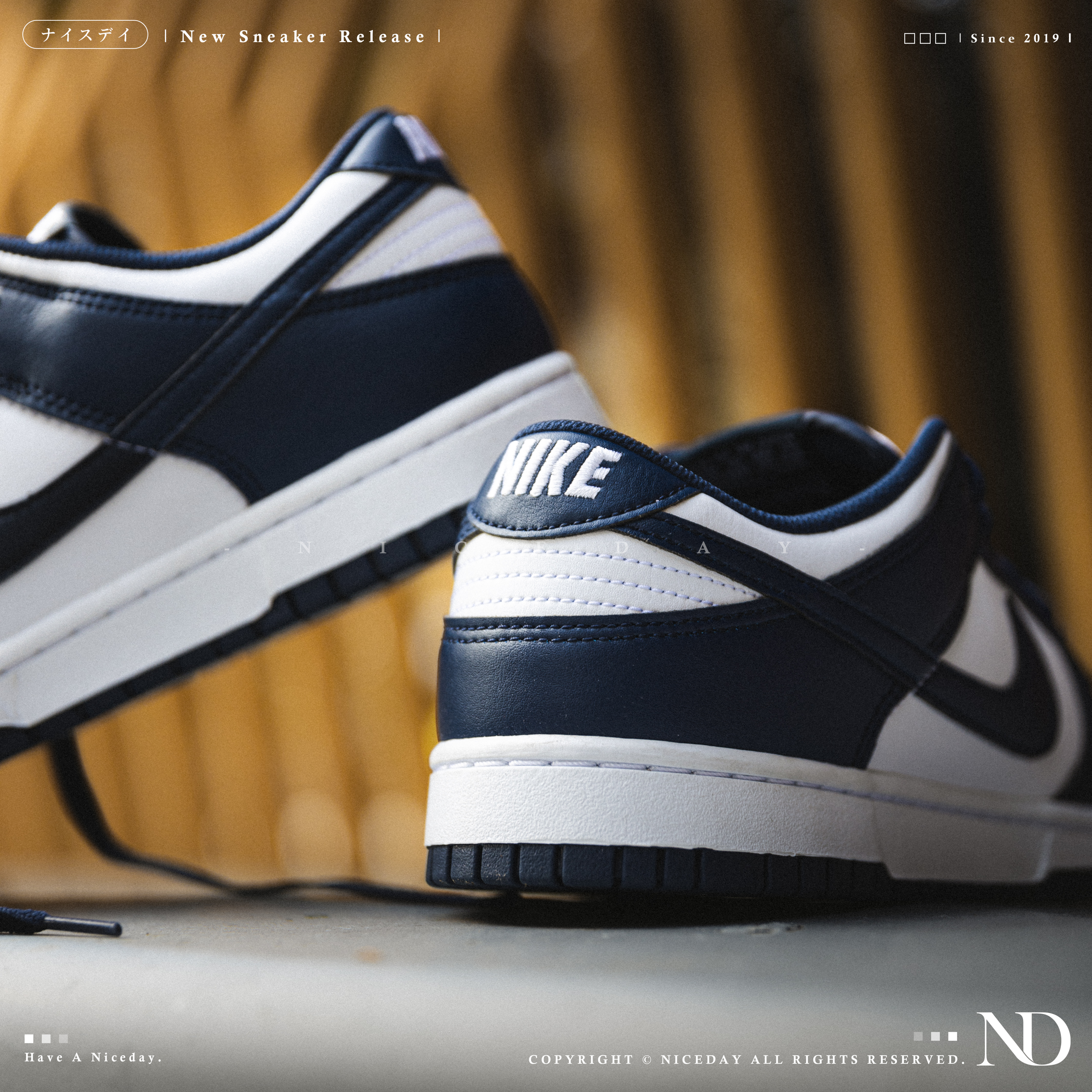 NICEDAY 現貨Nike Dunk Low Retro 午夜藍男款HF5441-107