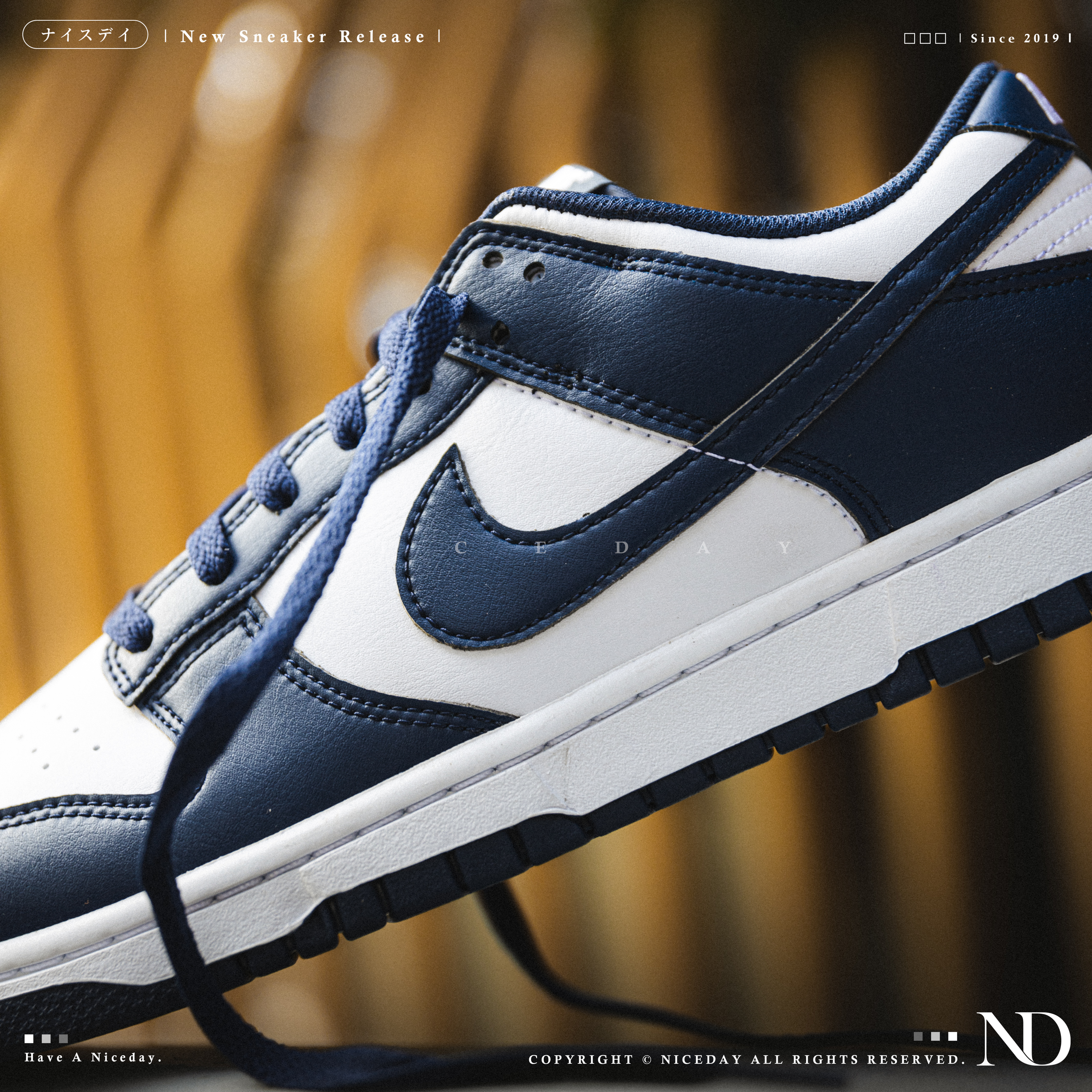 NICEDAY 現貨Nike Dunk Low Retro 午夜藍男款HF5441-107