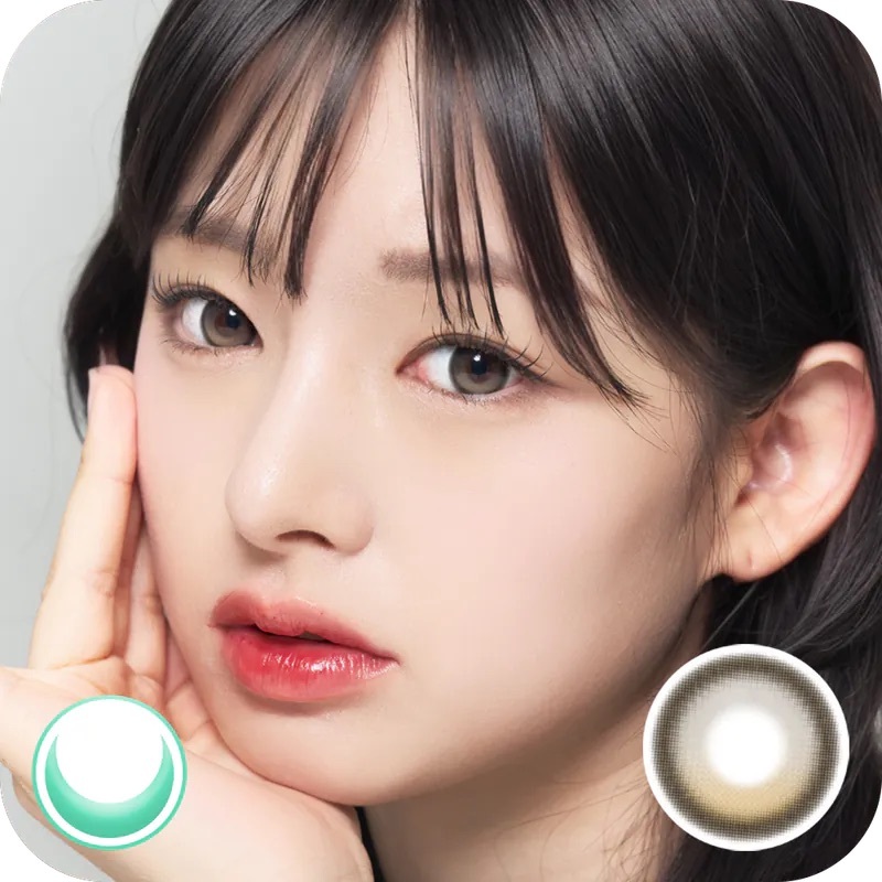 [13.8mm] Lenbling Big Pureble 1 Day Ash Brown｜日拋彩妝隱形眼鏡｜每盒10片