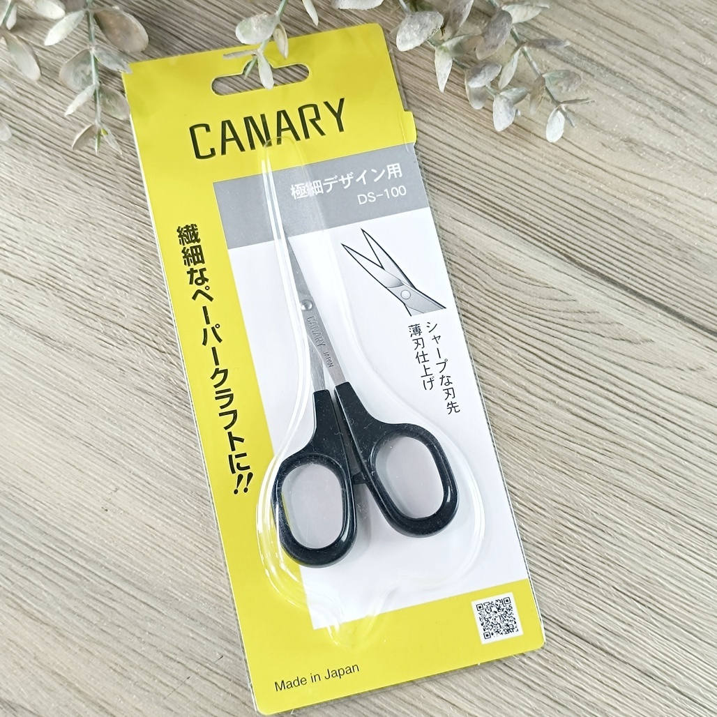 日本CANARY．長谷川刃物 極細刃工藝剪刀 DS-100 (105mm)