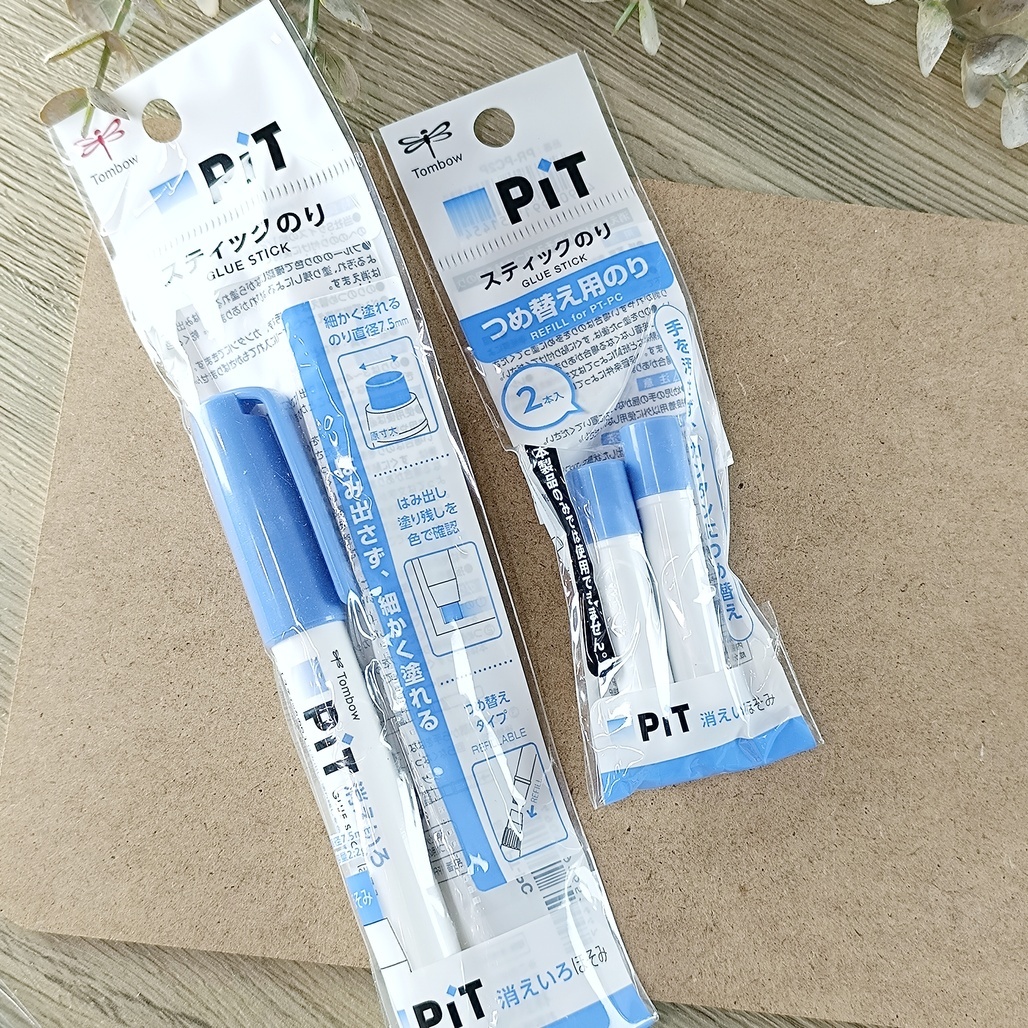 日本Tombow蜻蜓．顯示型筆型替換式口紅膠 PT-PC