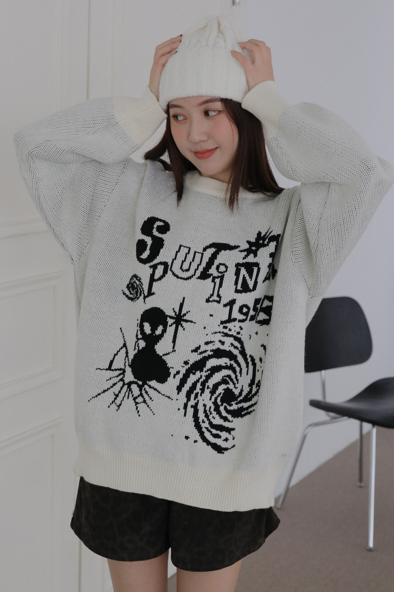 Space Jacquard Knit #毛衣