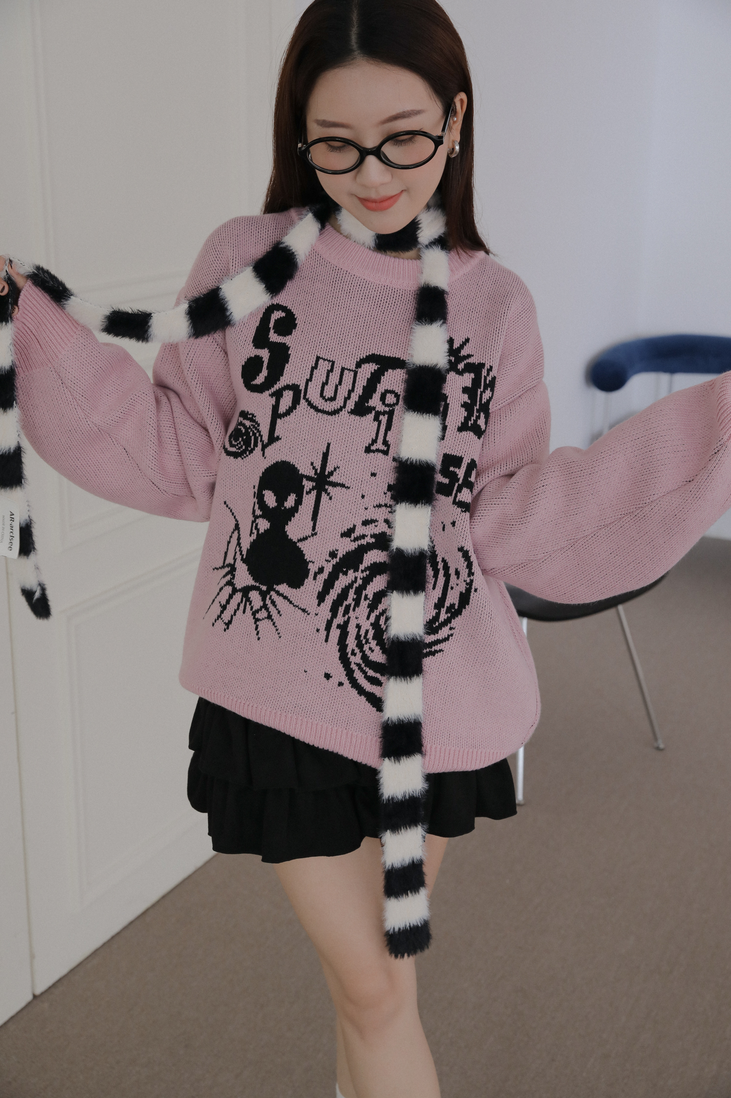 Space Jacquard Knit #毛衣