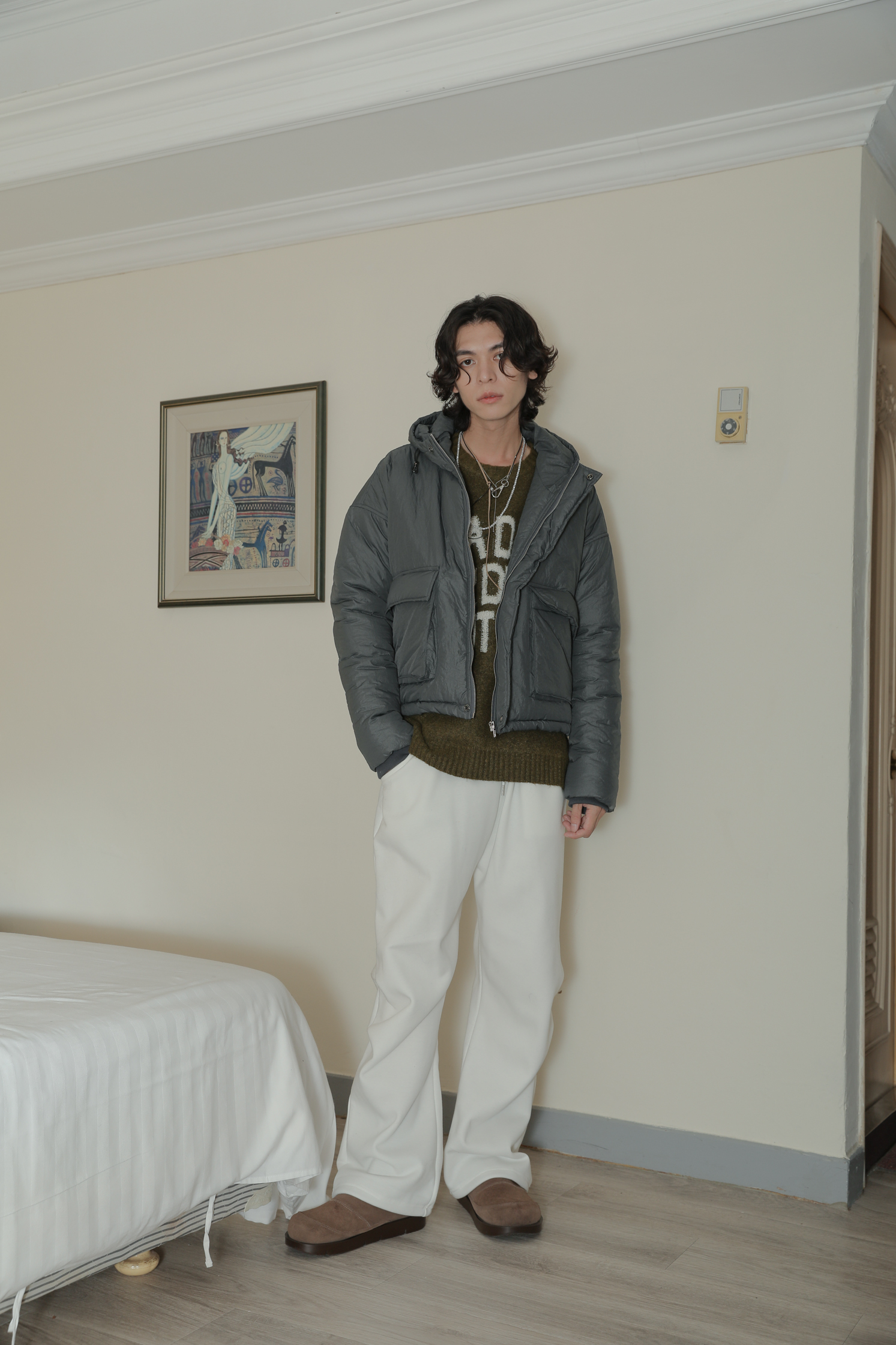 Mono Padded Crop Hooded Jumper #鋪棉外套