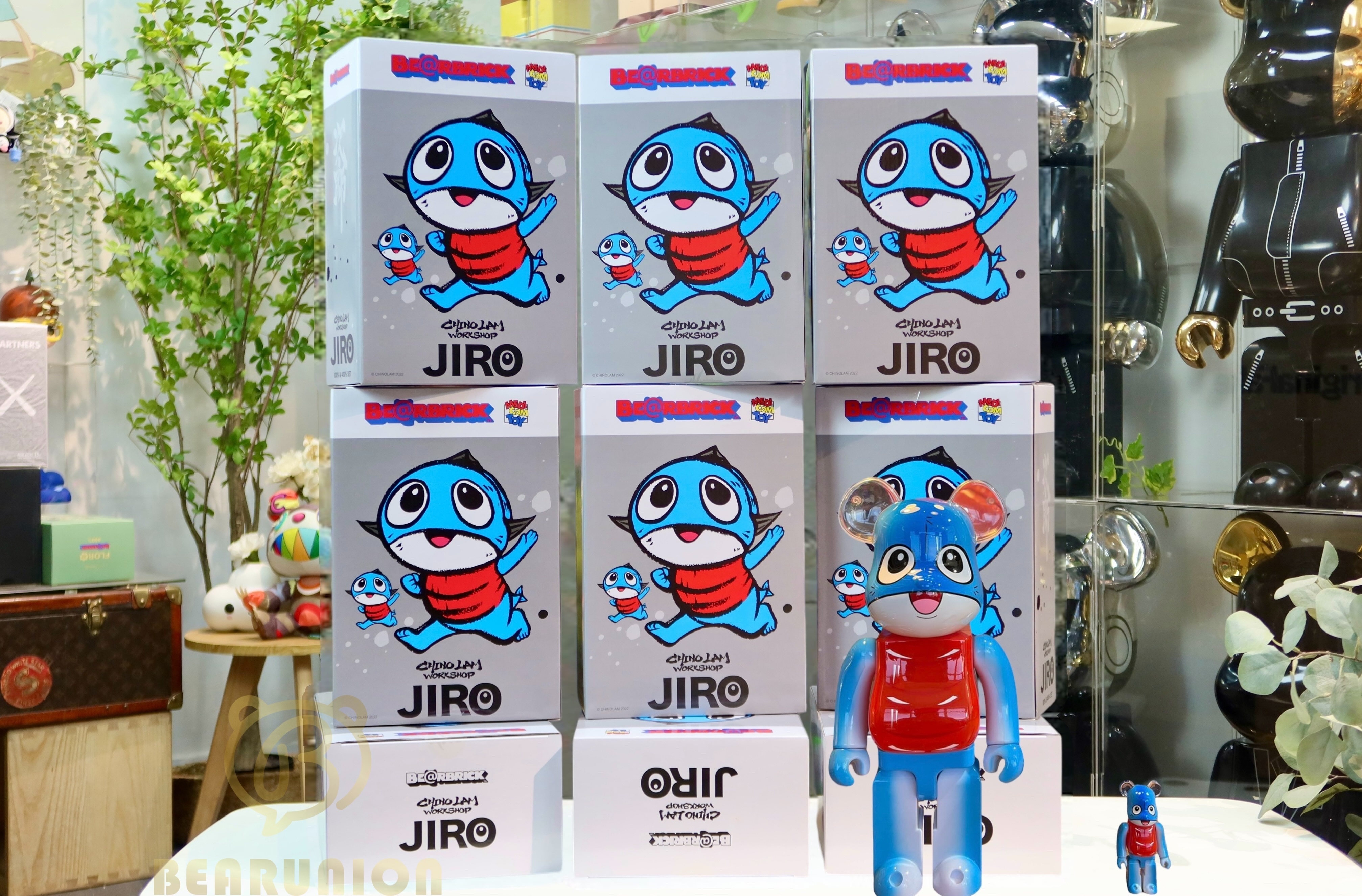 🎏預訂🎏 Bearbrick 400% 100% JIRO 大豆芽水產 designed by Chino Lam