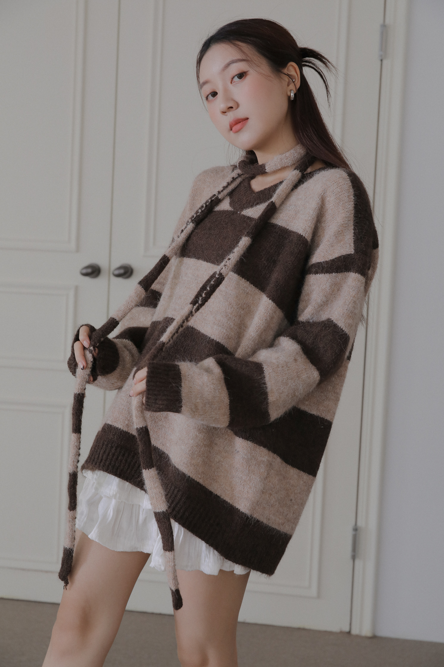 Velour CanCan Skirt #短裙