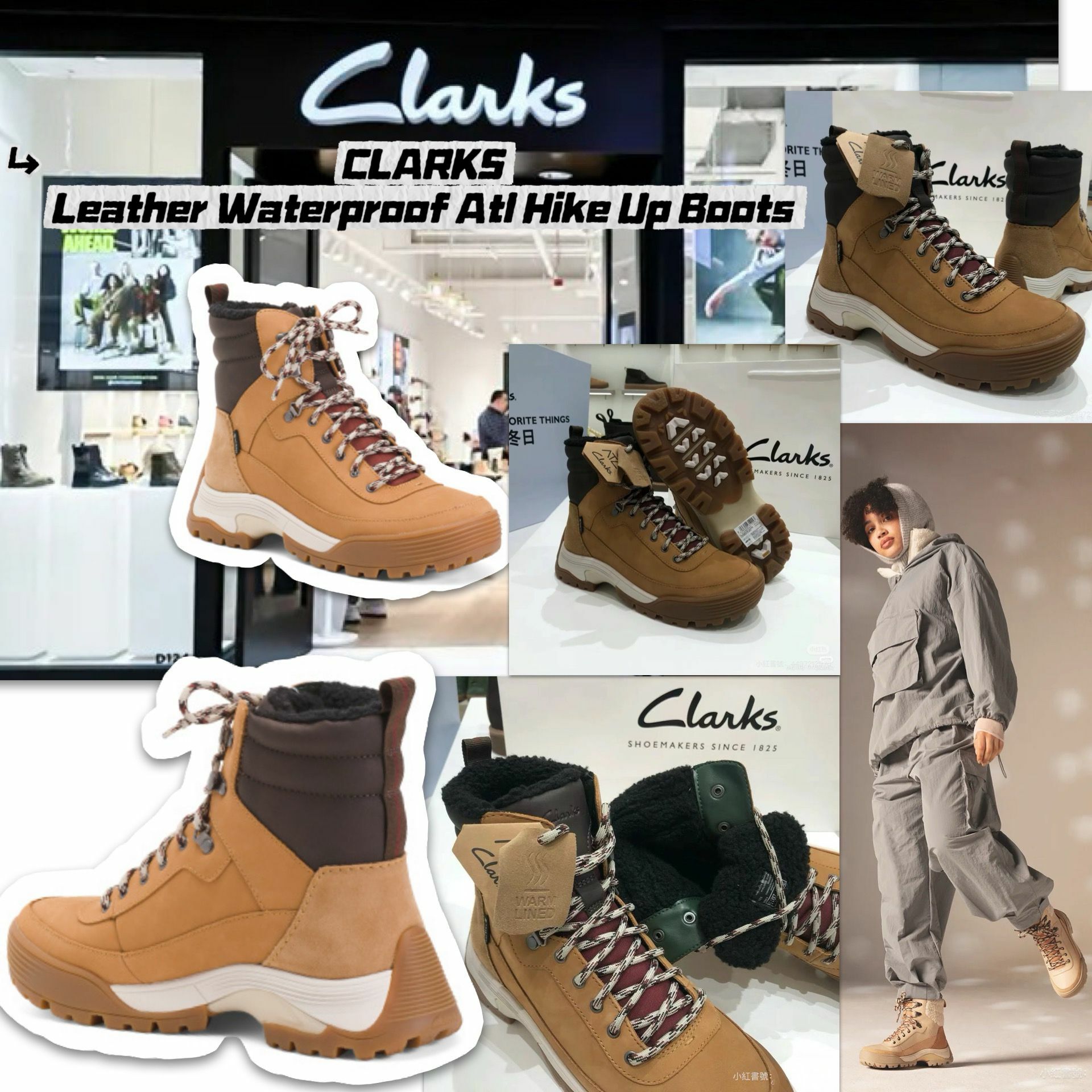 【預購】CLARKS Leather G010914 女裝短靴