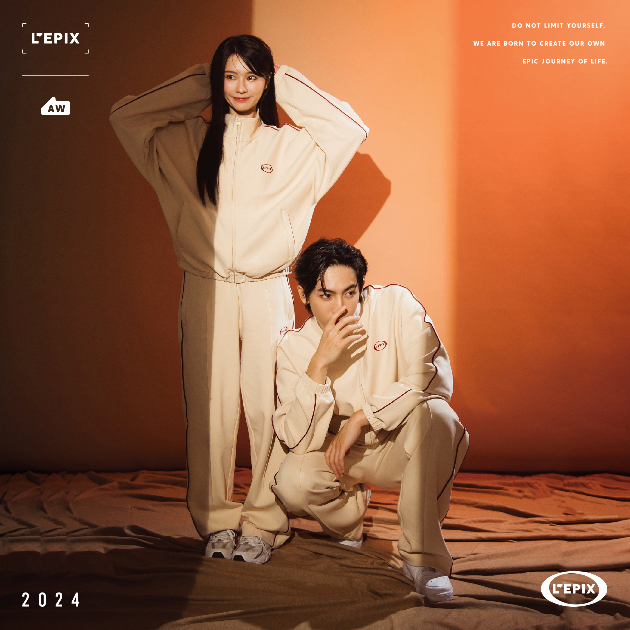 L'EPIX logo Track Pants 24 A/W 經典運動長褲