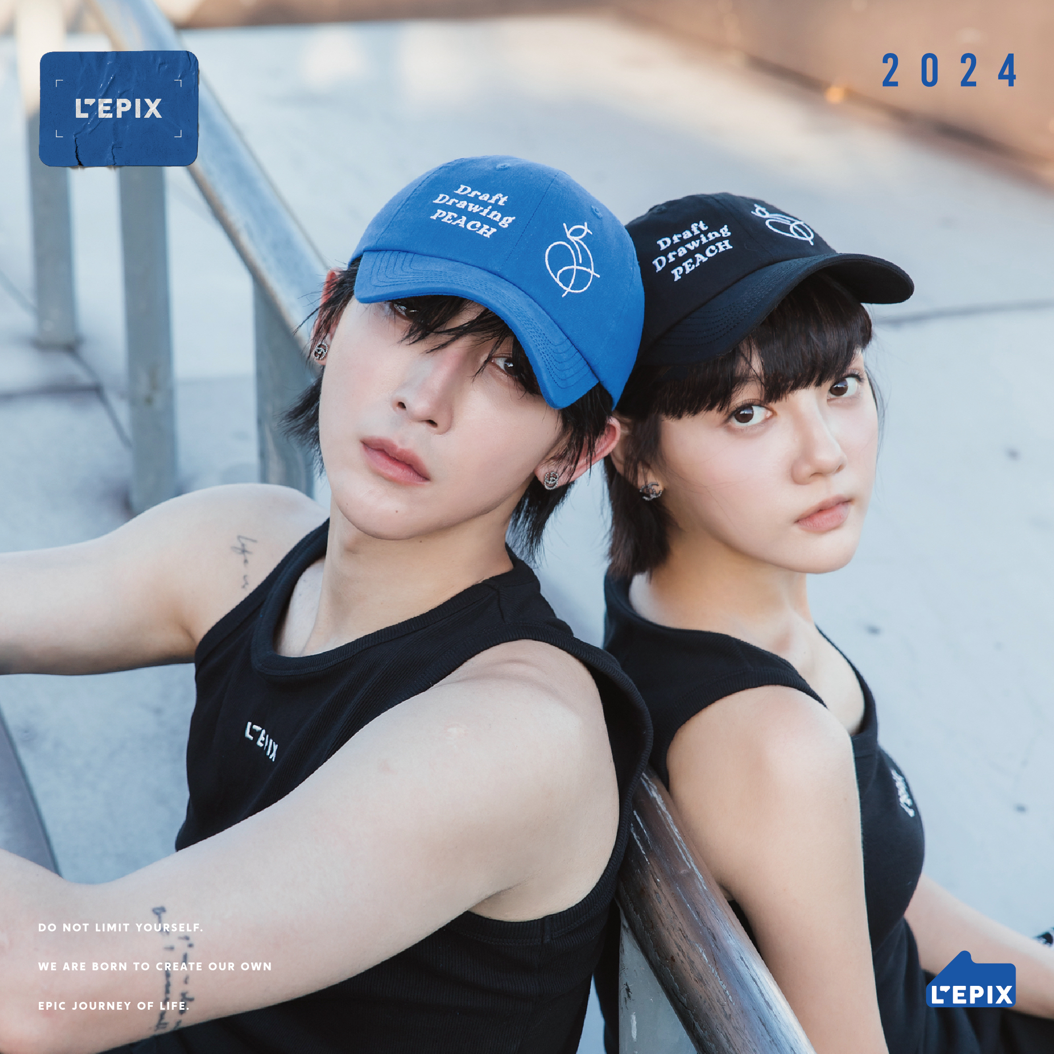 L'EPIX Draft Drawing PEACH Cap 草稿桃子老帽